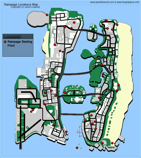 all gta vice city drops map.